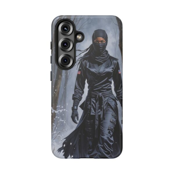 Artistic Phone Case, Ninja Aesthetic, Unique Smartphone Cover, Adventurous Spirit