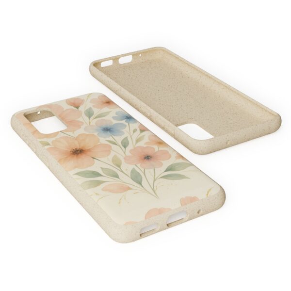 Floral Biodegradable Phone Case - Eco-Friendly Nature Design