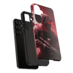 Red Urban Warrior Phone Case for Gamers & Action Fans