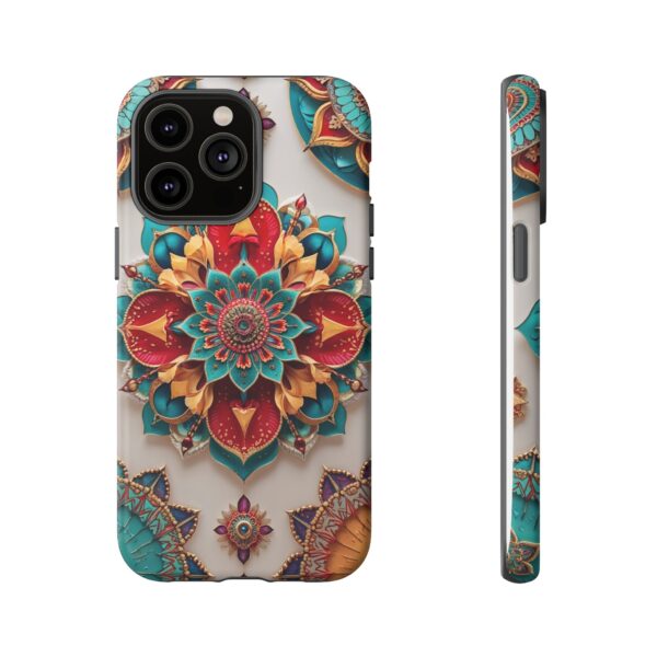 Colorful Mandala Phone Cover, Bohemian Style Accessory, Unique Gift for Her, Stylish Smartphone Protection