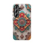Colorful Mandala Phone Cover, Bohemian Style Accessory, Unique Gift for Her, Stylish Smartphone Protection