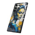 Vibrant, Artistic Tough Phone Case, Modern Art, Smartphone Accessories