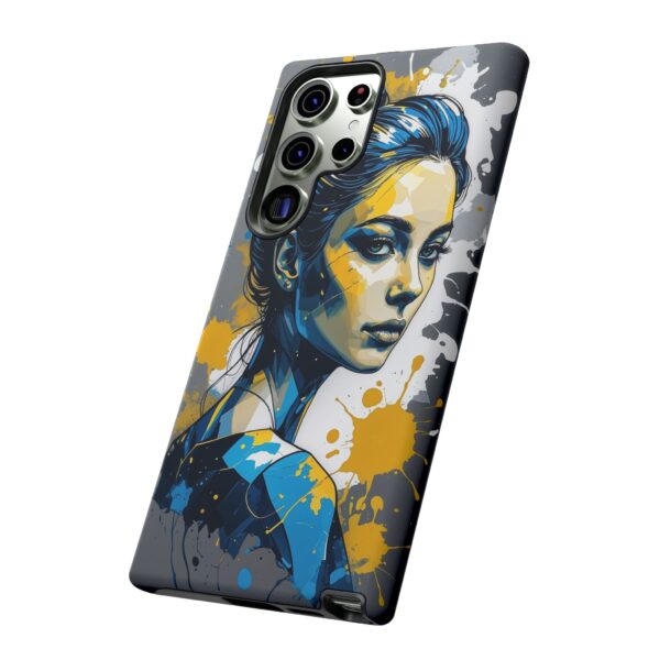 Vibrant, Artistic Tough Phone Case, Modern Art, Smartphone Accessories