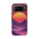 Mountain Sunset Phone Case - Tough Cases for Nature Lovers