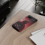Red Urban Warrior Phone Case for Gamers & Action Fans