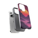 Mountain Sunset Phone Case - Tough Cases for Nature Lovers