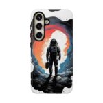 Astronaut Case, Tough Phone Cover, Galaxy Art Protector, Space Lover Gift, Unique Mobile Accessory