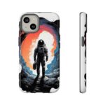 Astronaut Case, Tough Phone Cover, Galaxy Art Protector, Space Lover Gift, Unique Mobile Accessory