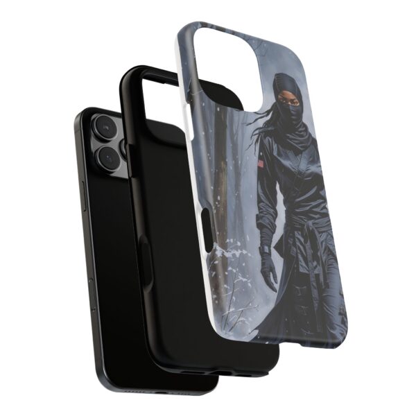 Artistic Phone Case, Ninja Aesthetic, Unique Smartphone Cover, Adventurous Spirit