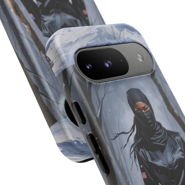 Artistic Phone Case, Ninja Aesthetic, Unique Smartphone Cover, Adventurous Spirit