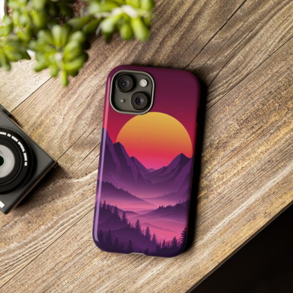 Mountain Sunset Phone Case - Tough Cases for Nature Lovers