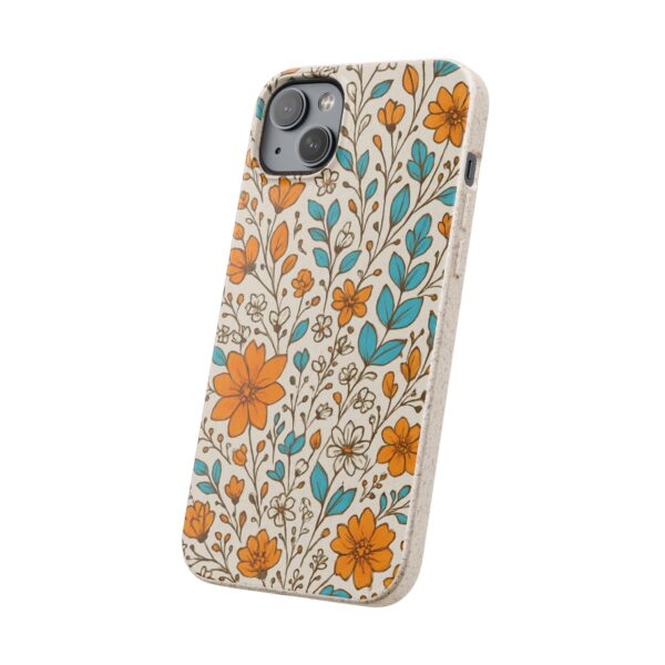 Floral Biodegradable Phone Case - Eco-Friendly Design for Nature Lovers