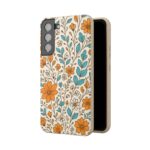 Floral Biodegradable Phone Case - Eco-Friendly Design for Nature Lovers