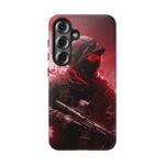 Red Urban Warrior Phone Case for Gamers & Action Fans