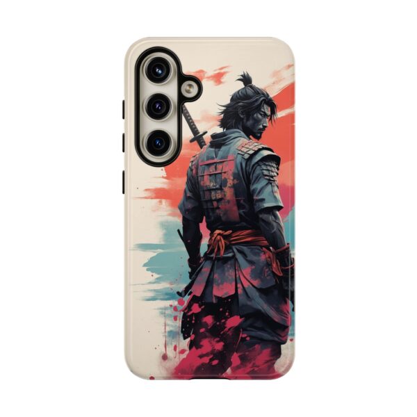 Samurai Warrior Phone Case, Tough Cases, Unique Phone Accessories, Phone Cover Gift, Gamer Phone Decor, Anime Style Case