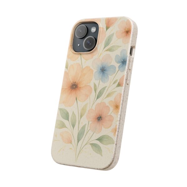Floral Biodegradable Phone Case - Eco-Friendly Nature Design
