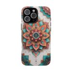 Mandala Phone Case, Colorful Floral Design, Bohemian Style, Tough Cases, Gift for Her
