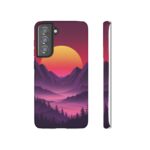 Mountain Sunset Phone Case - Tough Cases for Nature Lovers