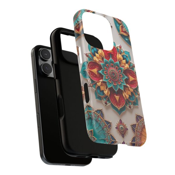 Colorful Mandala Phone Cover, Bohemian Style Accessory, Unique Gift for Her, Stylish Smartphone Protection