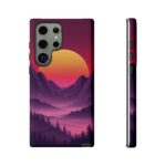 Mountain Sunset Phone Case - Tough Cases for Nature Lovers
