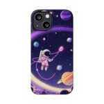 Space Astronaut Slim Phone Case