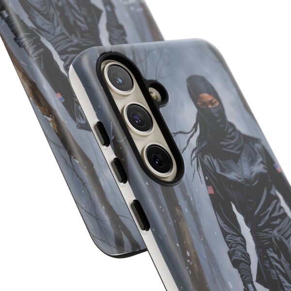 Artistic Phone Case, Ninja Aesthetic, Unique Smartphone Cover, Adventurous Spirit