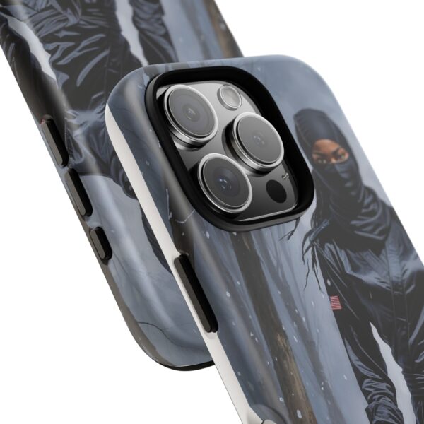 Artistic Phone Case, Ninja Aesthetic, Unique Smartphone Cover, Adventurous Spirit