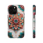 Mandala Phone Case, Colorful Floral Design, Bohemian Style, Tough Cases, Gift for Her
