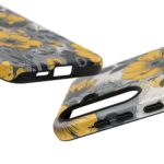 Floral Phone Case, Yellow Flower Design, Stylish Phone Protection