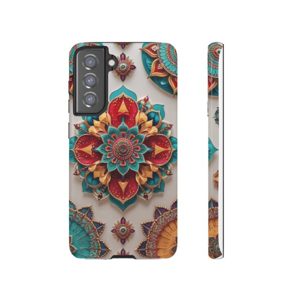 Colorful Mandala Phone Cover, Bohemian Style Accessory, Unique Gift for Her, Stylish Smartphone Protection