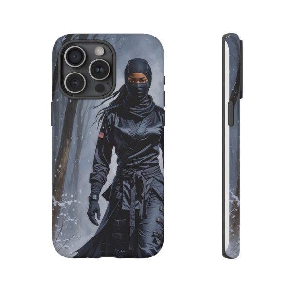 Artistic Phone Case, Ninja Aesthetic, Unique Smartphone Cover, Adventurous Spirit