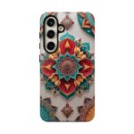 Colorful Mandala Phone Cover, Bohemian Style Accessory, Unique Gift for Her, Stylish Smartphone Protection