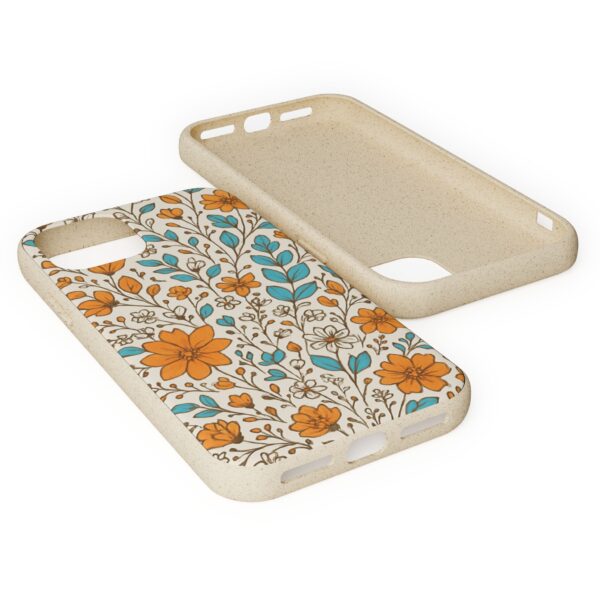 Floral Biodegradable Phone Case - Eco-Friendly Design for Nature Lovers