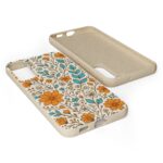 Floral Biodegradable Phone Case - Eco-Friendly Design for Nature Lovers