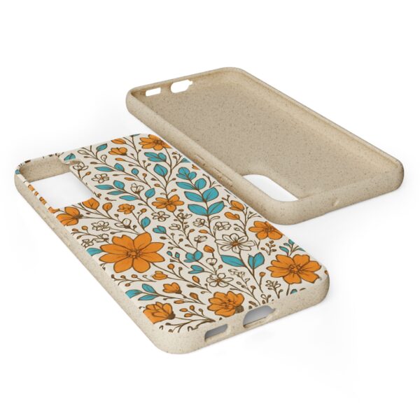 Floral Biodegradable Phone Case - Eco-Friendly Design for Nature Lovers