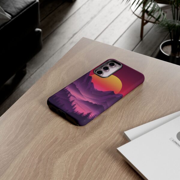 Mountain Sunset Phone Case - Tough Cases for Nature Lovers