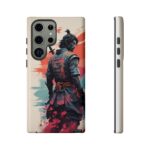 Samurai Warrior Phone Case, Tough Cases, Unique Phone Accessories, Phone Cover Gift, Gamer Phone Decor, Anime Style Case