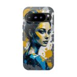 Vibrant, Artistic Tough Phone Case, Modern Art, Smartphone Accessories