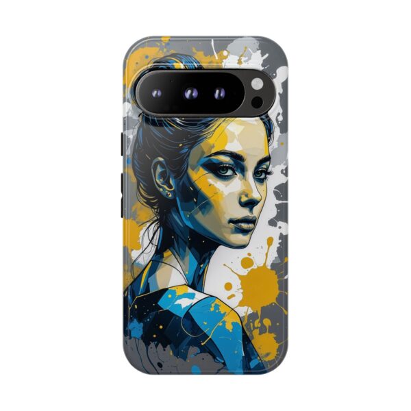 Vibrant, Artistic Tough Phone Case, Modern Art, Smartphone Accessories
