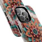 Mandala Phone Case, Colorful Floral Design, Bohemian Style, Tough Cases, Gift for Her
