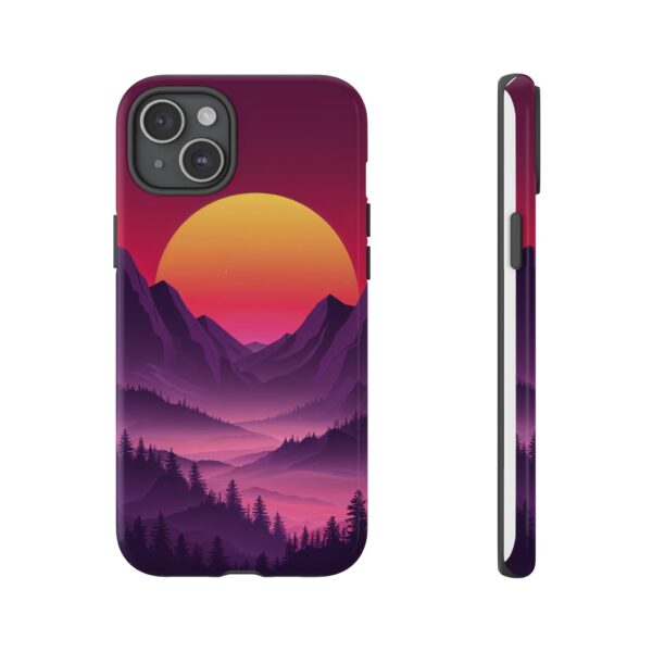 Mountain Sunset Phone Case - Tough Cases for Nature Lovers