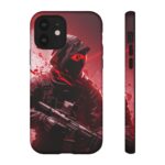 Red Urban Warrior Phone Case for Gamers & Action Fans