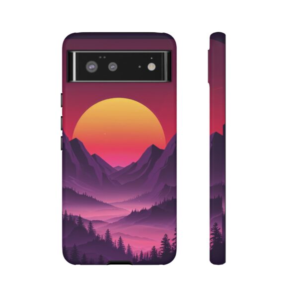 Mountain Sunset Phone Case - Tough Cases for Nature Lovers
