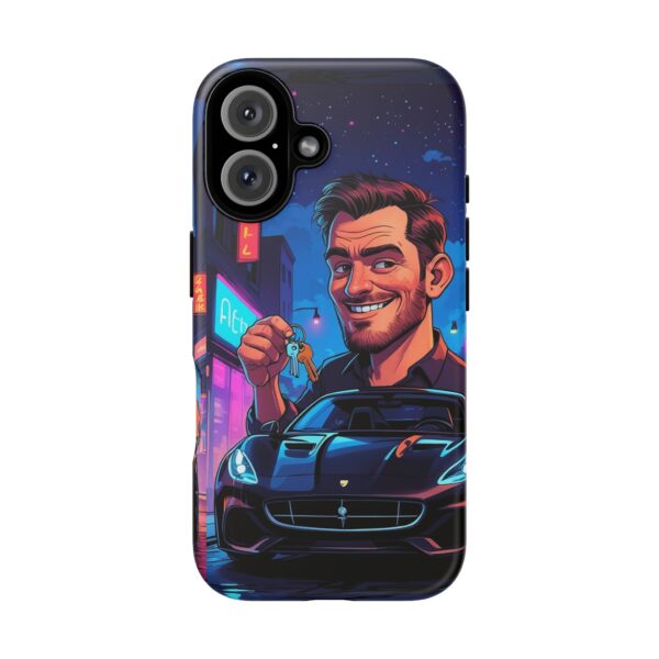 Stylish Car Enthusiast Phone Case with Key Design