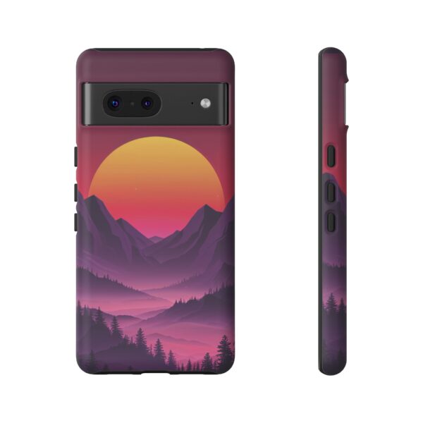 Mountain Sunset Phone Case - Tough Cases for Nature Lovers