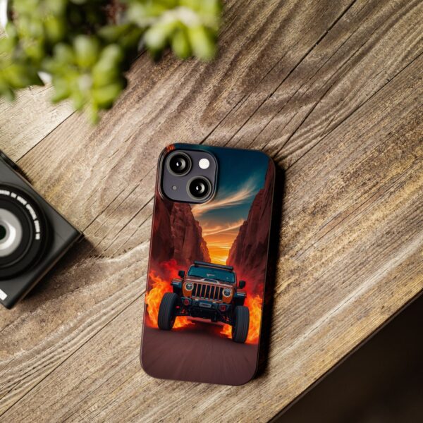 Adventure Jeep Slim Phone Case - Perfect for Off-Road Enthusiasts