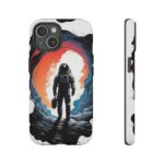 Astronaut Case, Tough Phone Cover, Galaxy Art Protector, Space Lover Gift, Unique Mobile Accessory