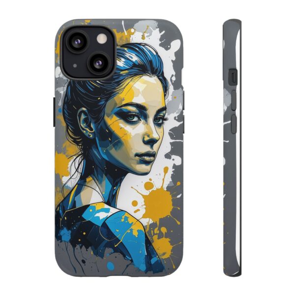 Vibrant, Artistic Tough Phone Case, Modern Art, Smartphone Accessories