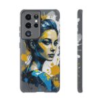 Vibrant, Artistic Tough Phone Case, Modern Art, Smartphone Accessories