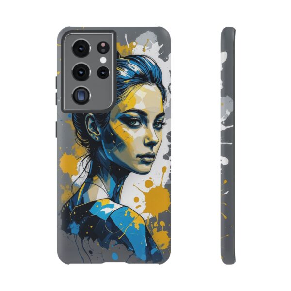 Vibrant, Artistic Tough Phone Case, Modern Art, Smartphone Accessories